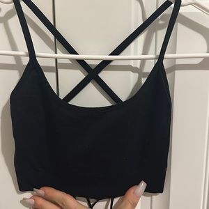 NVGTN Black Strappy Bra